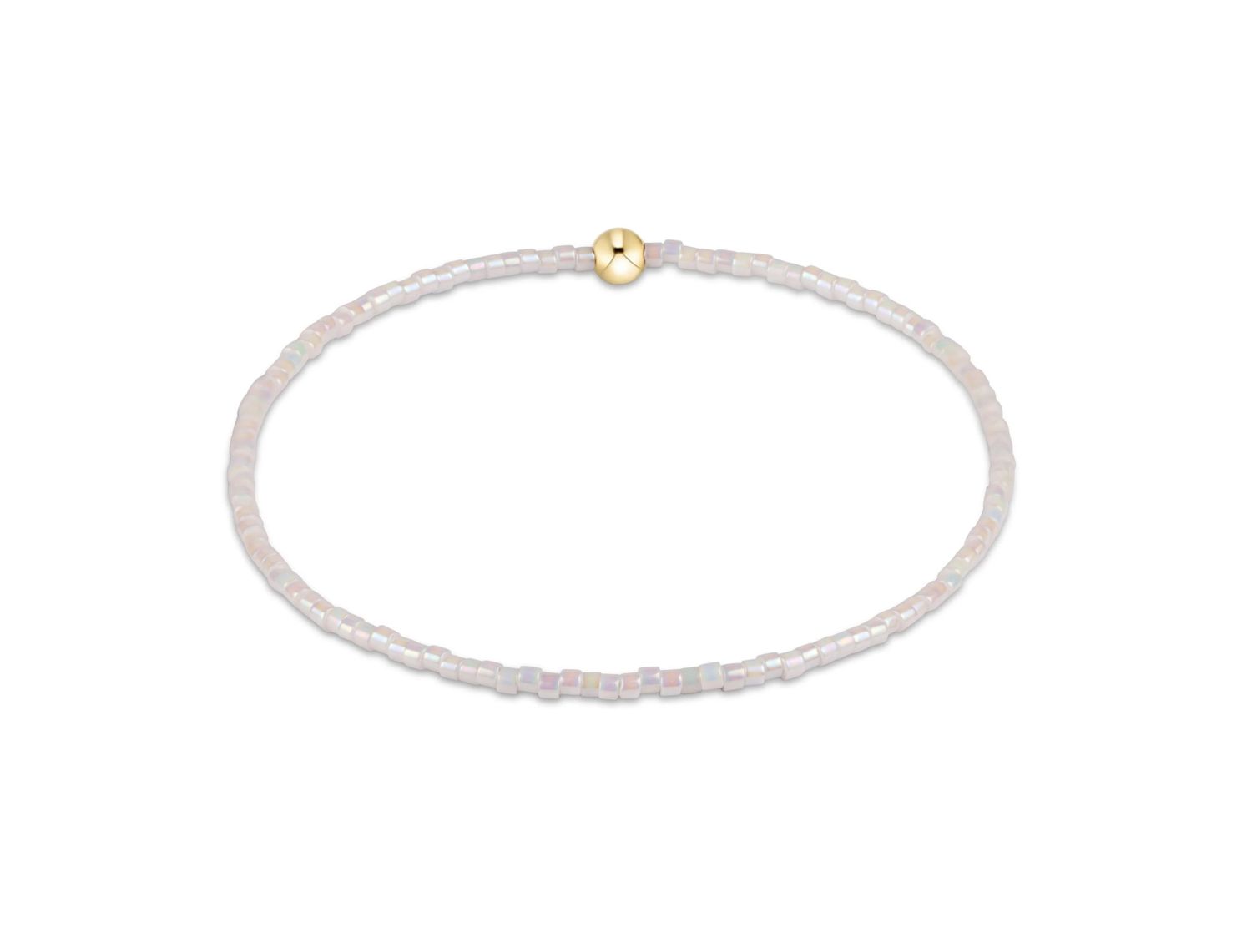 E Newton Hope Classic Bracelet- Silk White