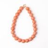 Iris Large Resin Coral Beaded Necklace