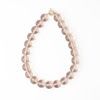 Iris Large Resin Clear Beaded Necklace