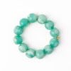 Cece Large Resin Aqua Beaded Bracelet