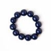 Cece Large Resin Navy Beaded Bracelet