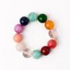 Cece Large Resin Multi Colored Beaded Bracelet