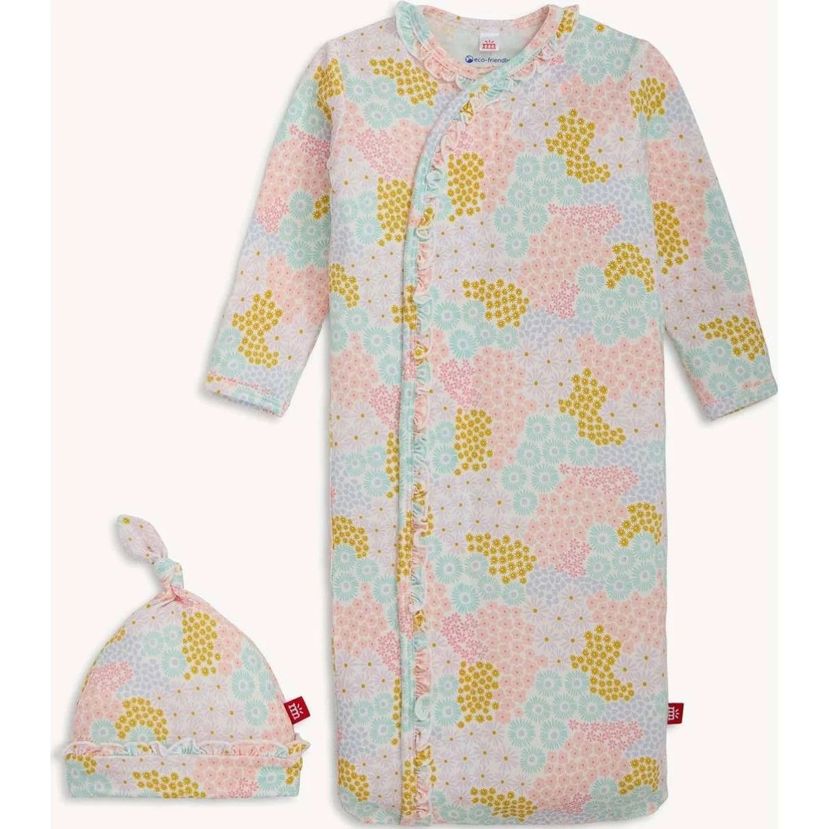 Harper Modal Magnetic Ruffle Gown + Hat Set