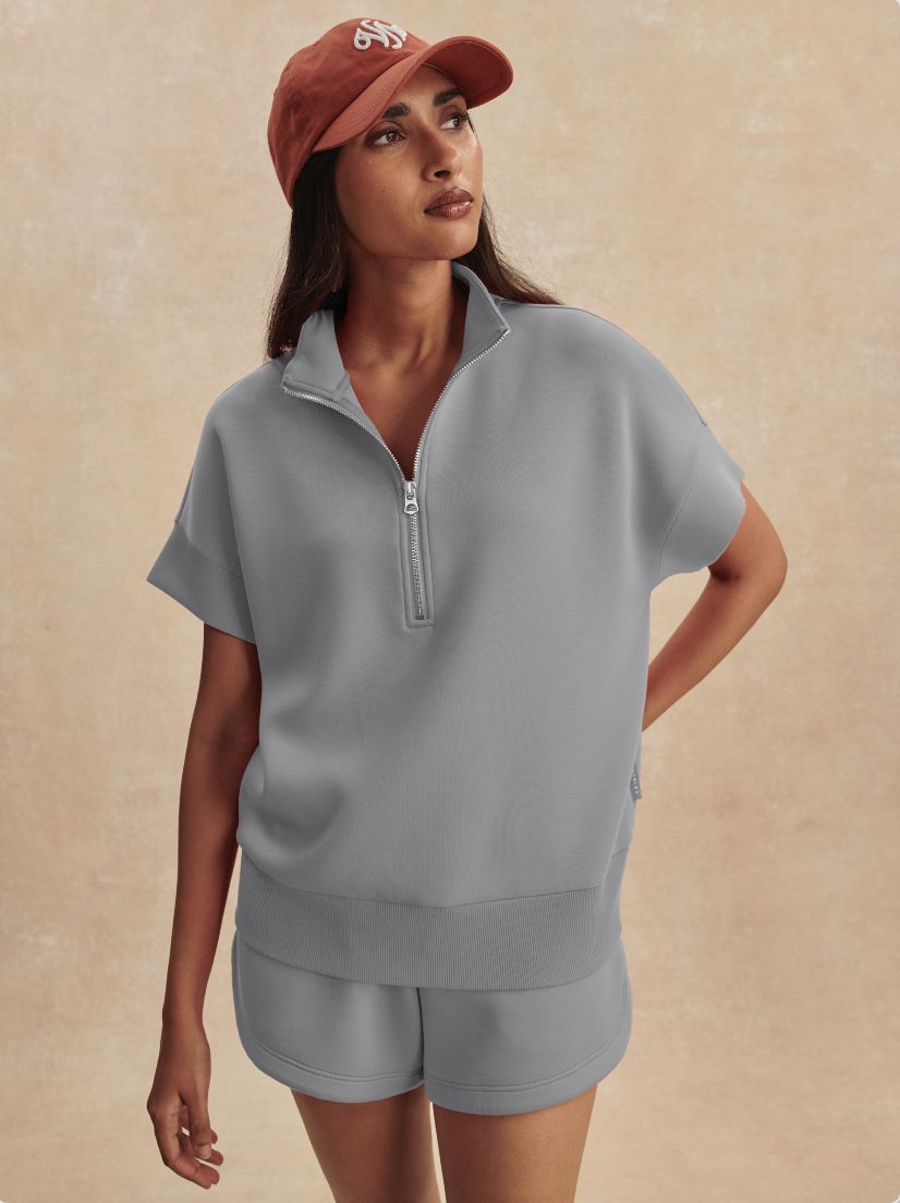 Ritchie Short Sleeve Sweat-Wind Blue