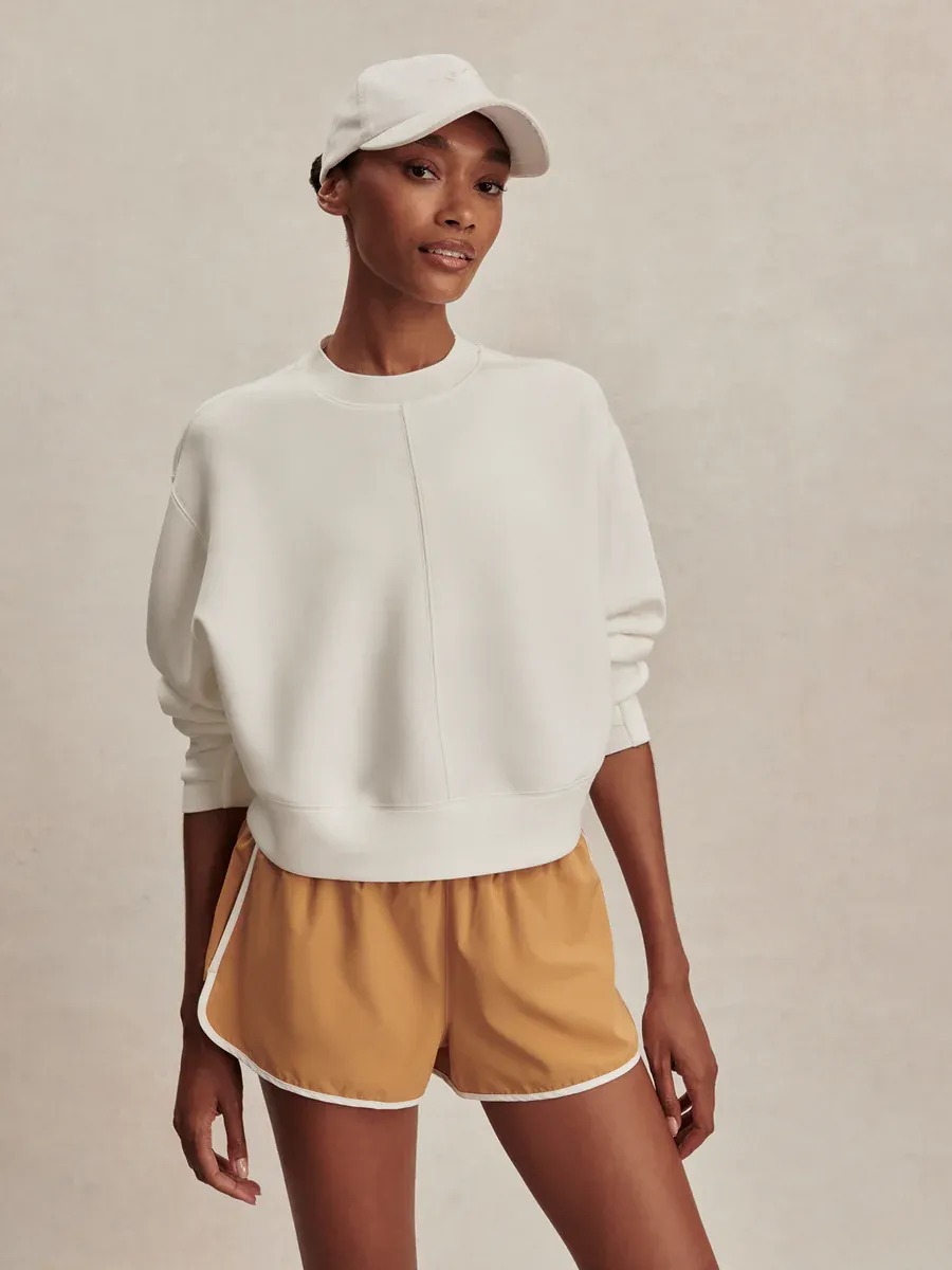 Tasmin Cropped Sweat-Snow White 
