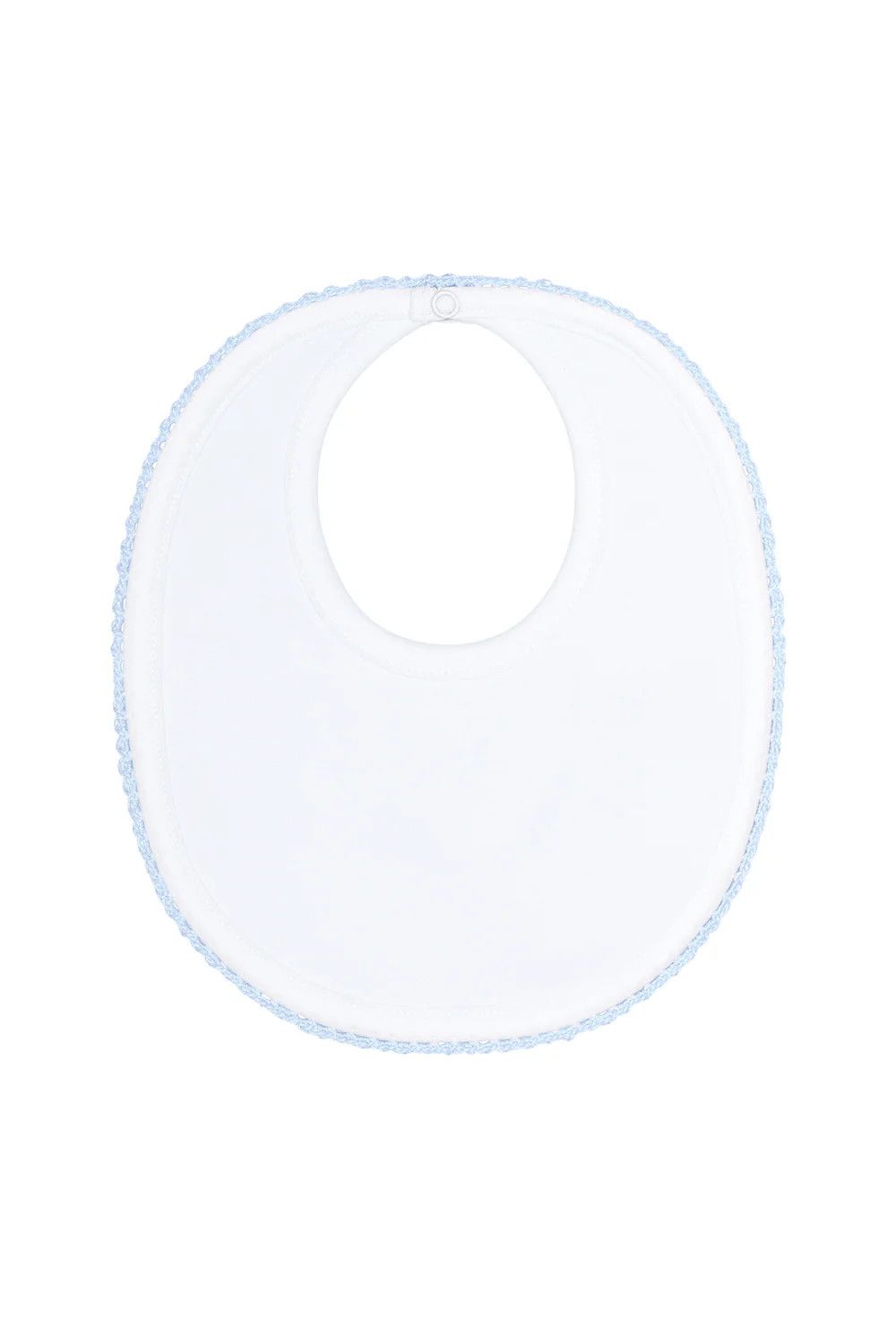 Blue Crochet Bib