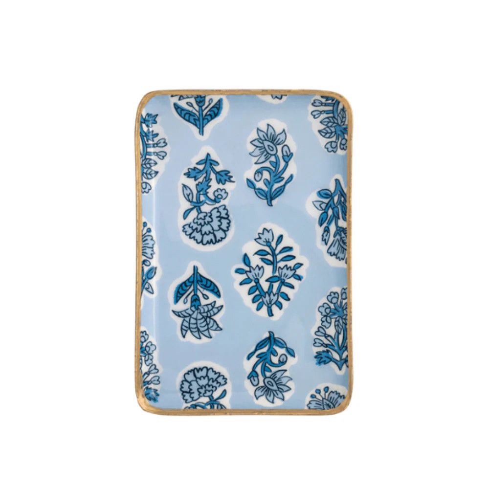 Block Print Pattern Tidbit Tray