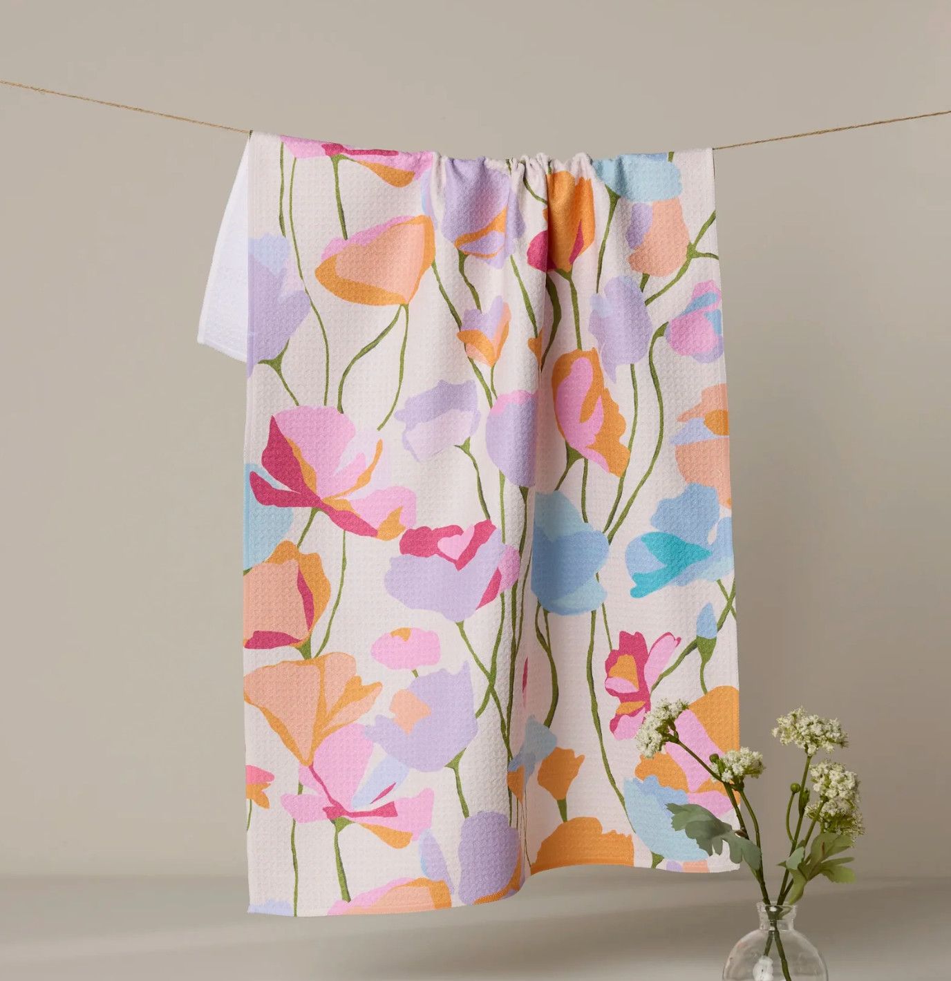Sunlit Garden Tea Towel
