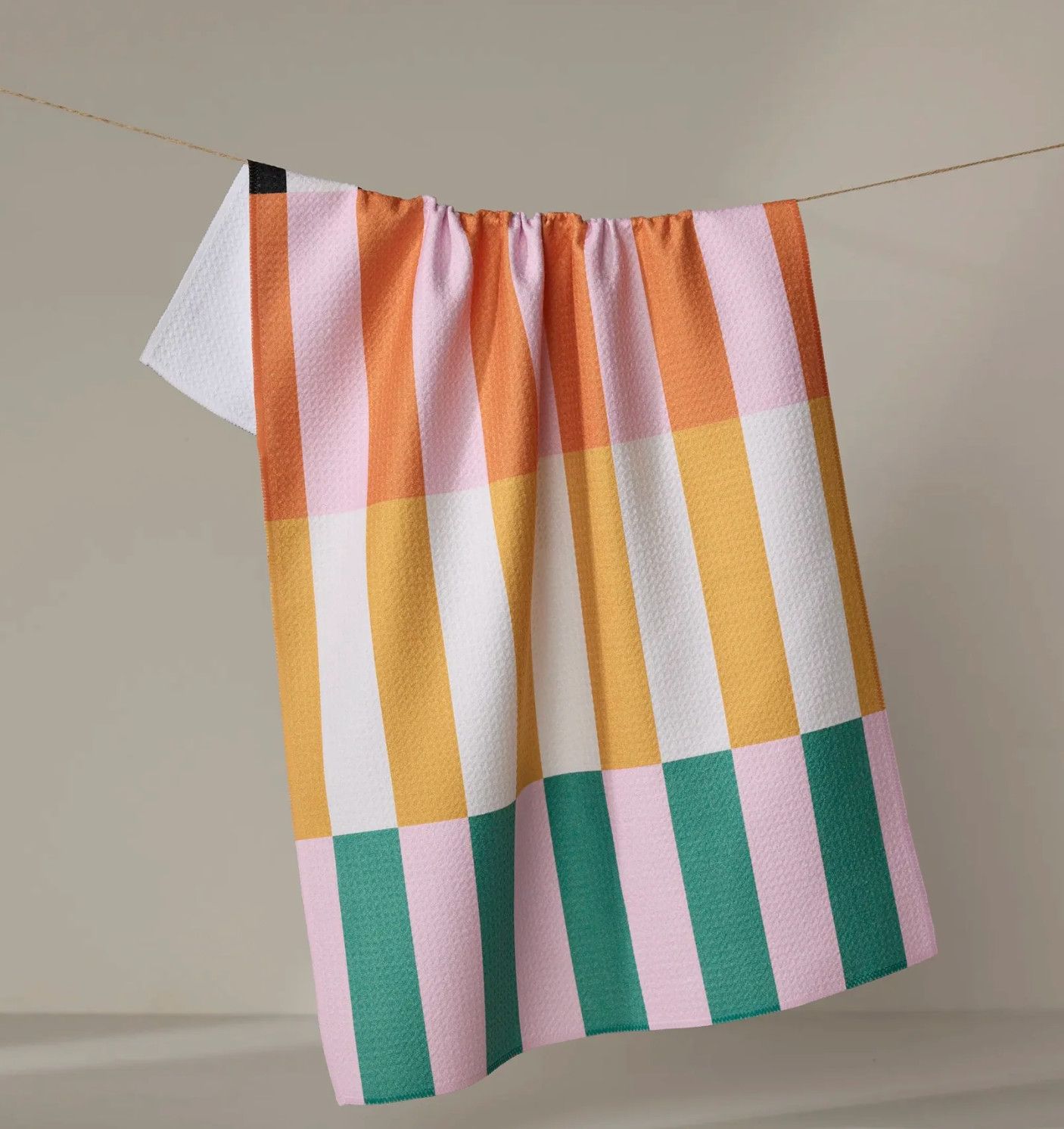 Stacked Stripes Tea Towel