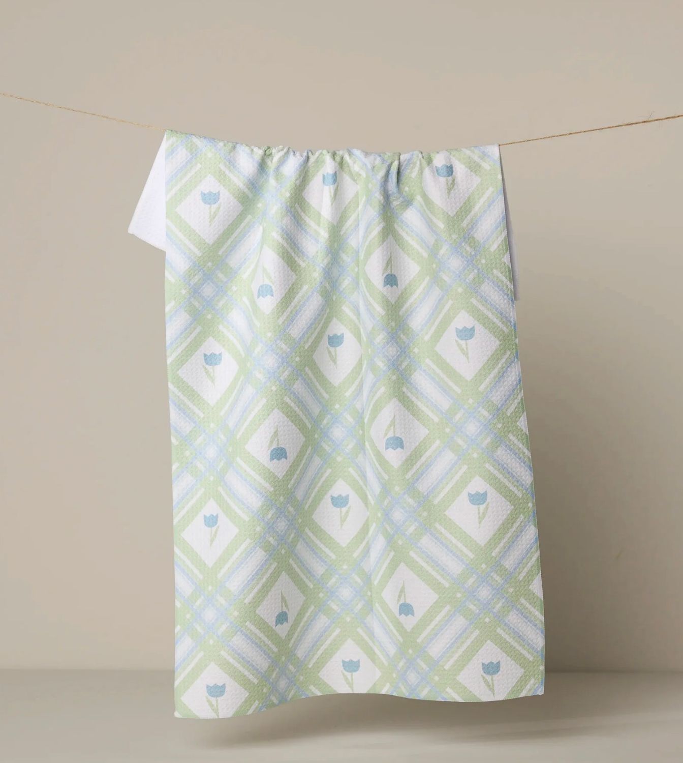 Tulip Lattice Tea Towel