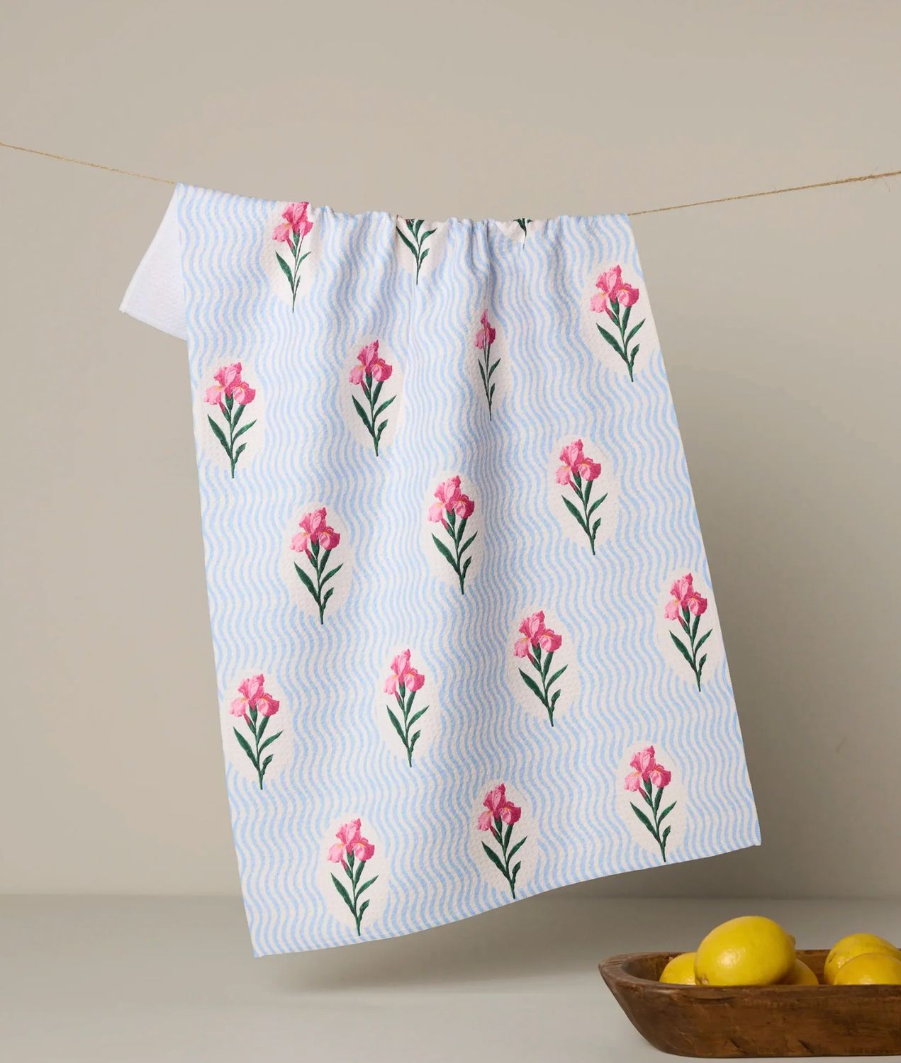 Spatial Bloom Tea Towel
