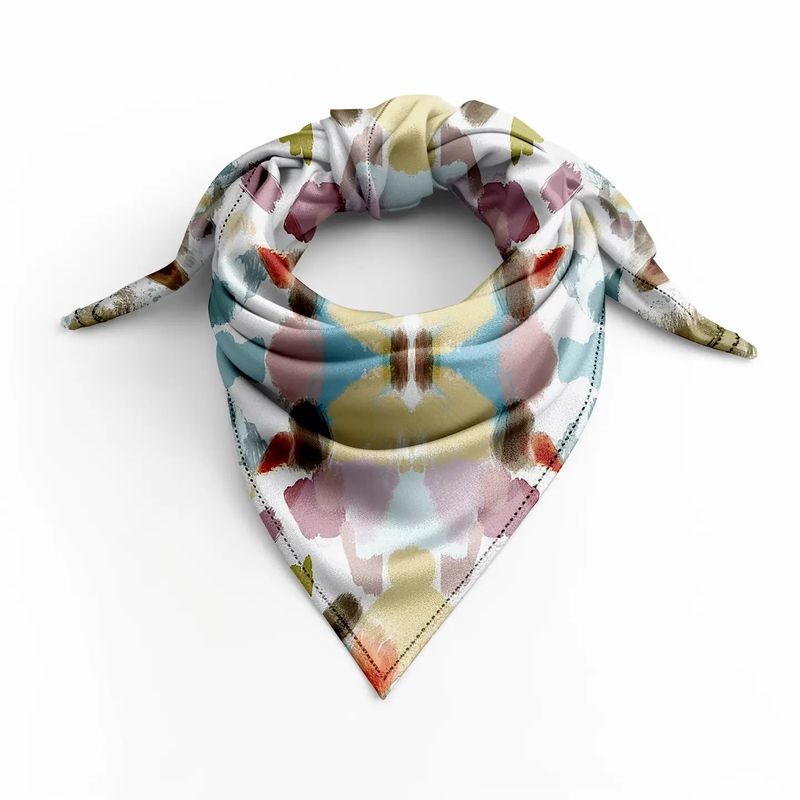 Pop Rocks Large Silk Scarf