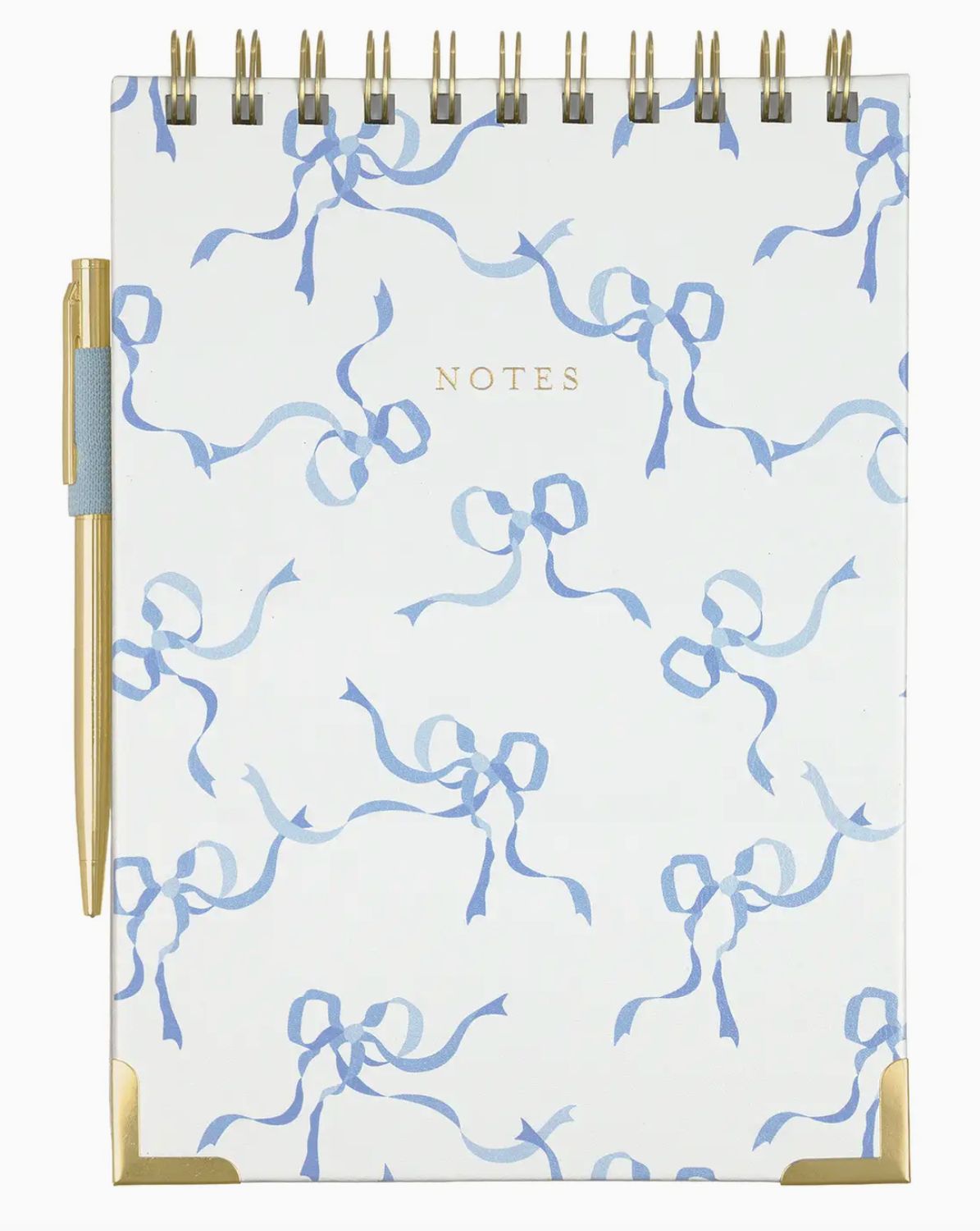 Blue Bows Notepad/Pen