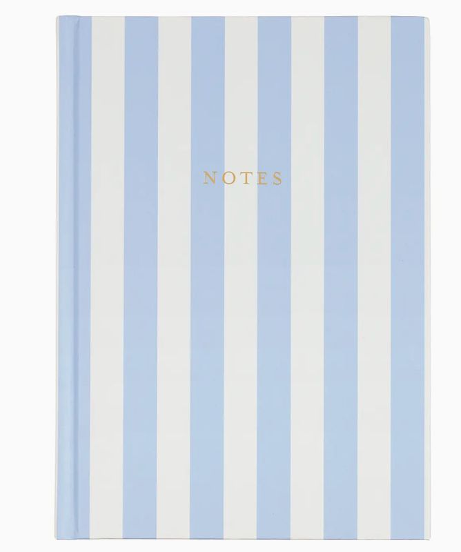 Blue Striped Journal