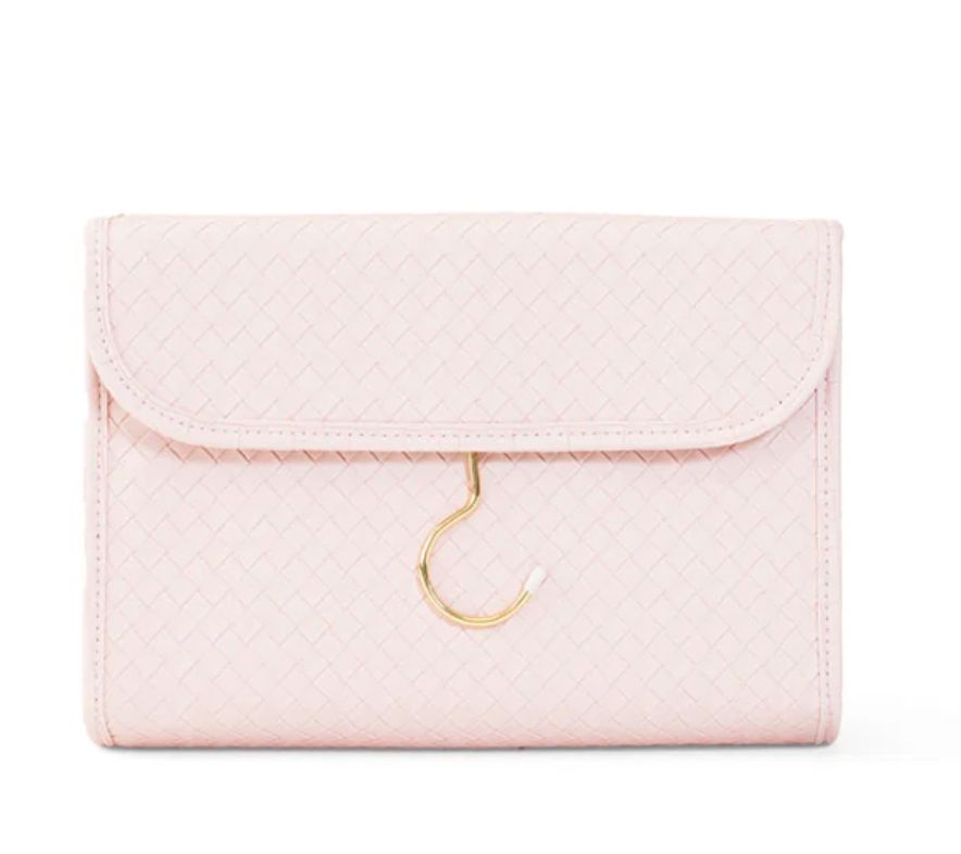 Hanging Toiletry Case-Woven Shell