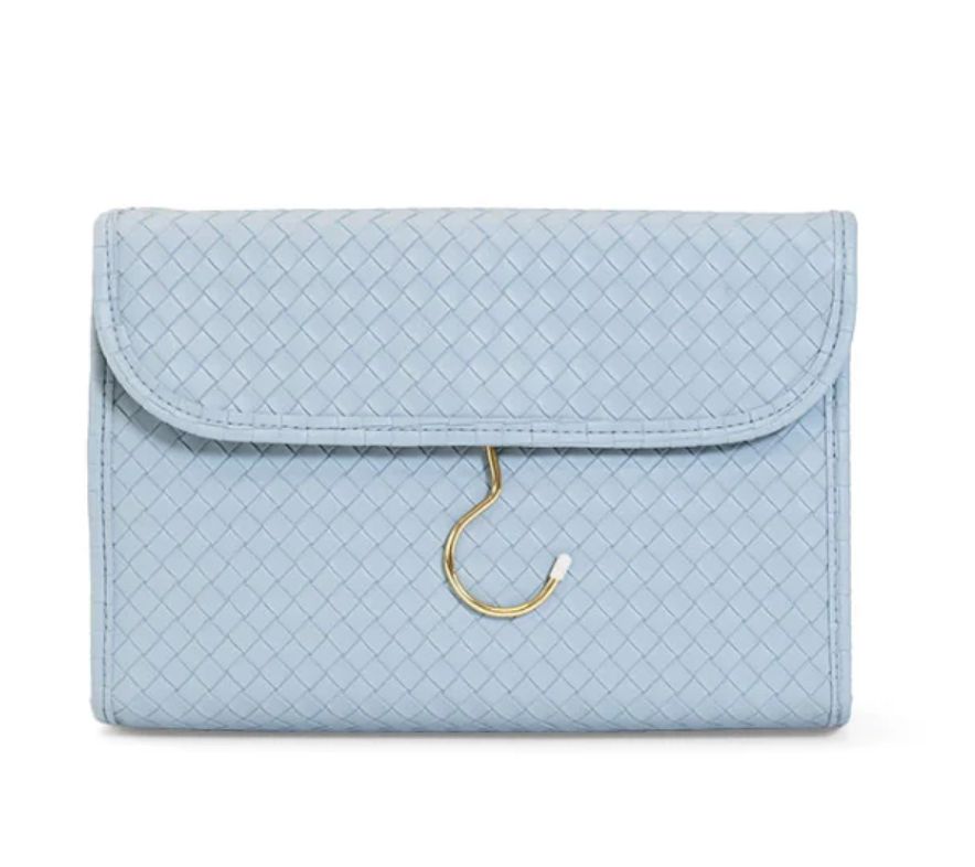 Hanging Toiletry Case-Woven Surf