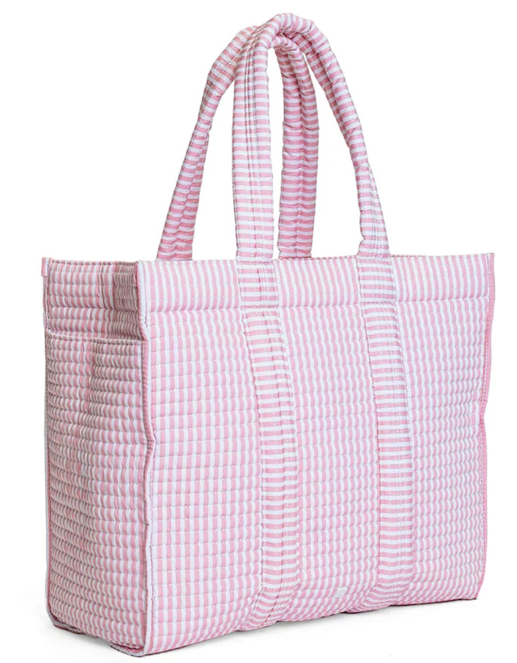 TRVL Quilted Go Go Tote - Pimlico Stripe Dusty Rose