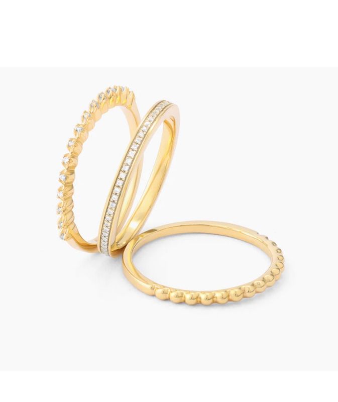 7.5 Diamonds and Bubbles of Gold Ring
