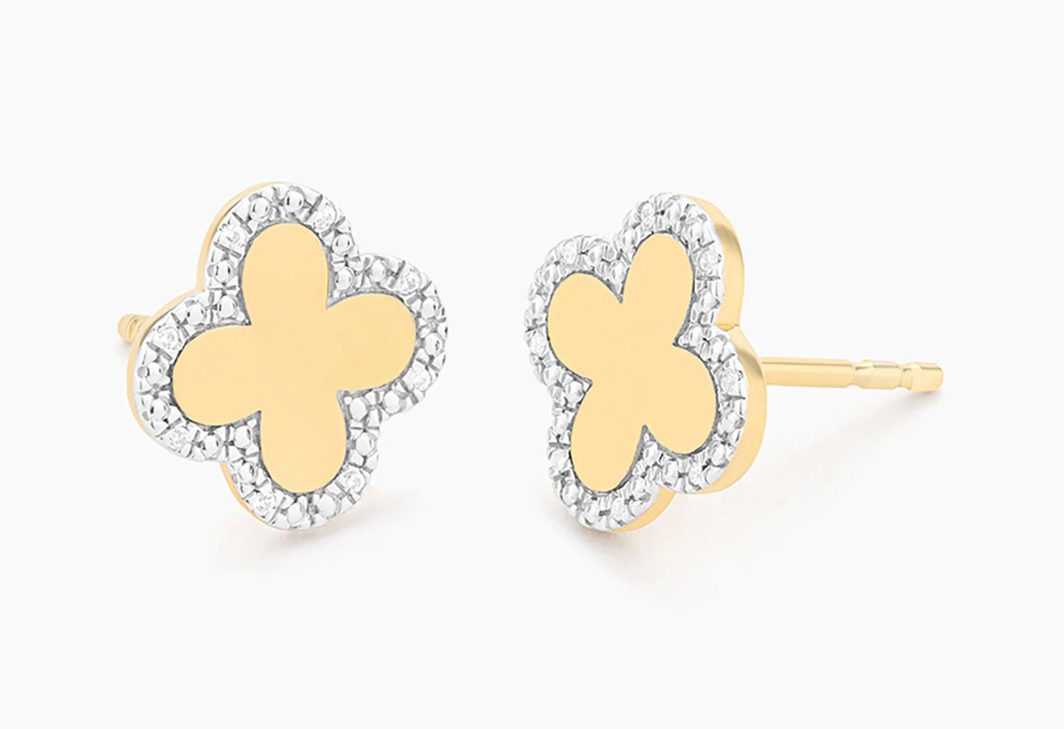 Hello Ella Classic Bloom Clover Stud Earrings