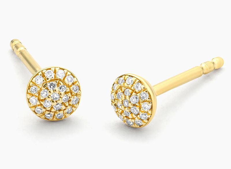 Hello Ella Round Stud Earrings