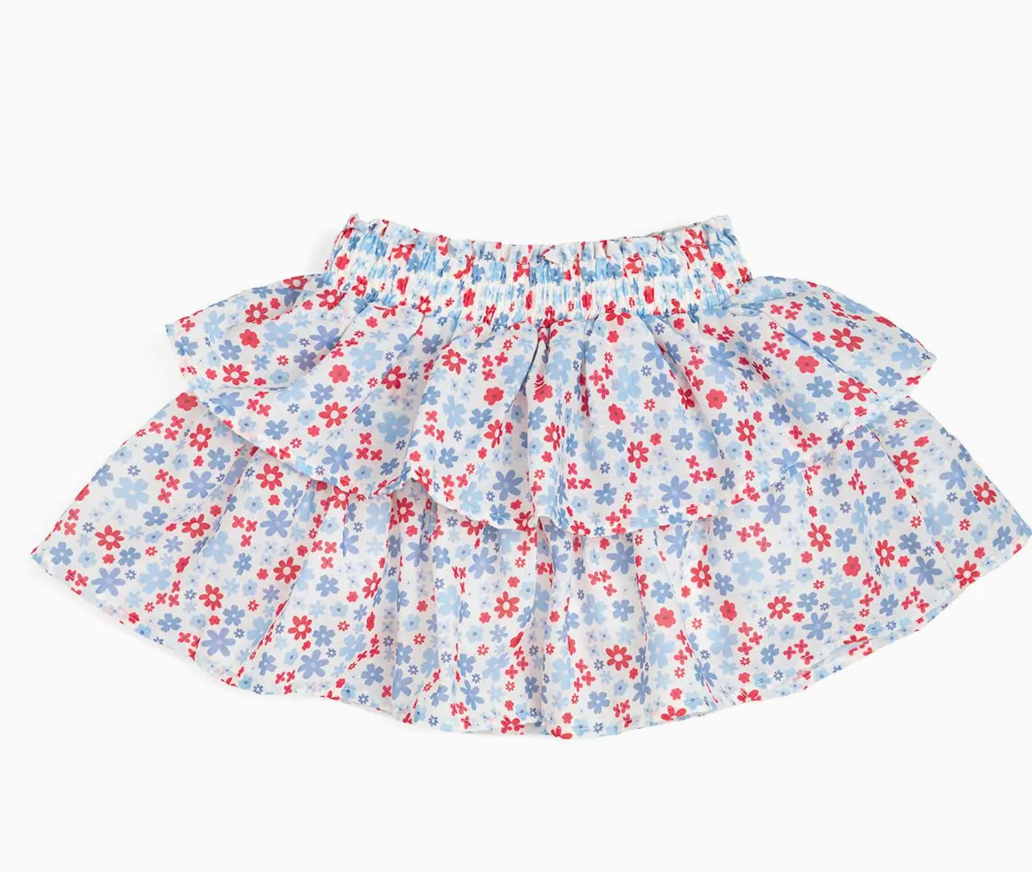 Patriotic Floral Skort