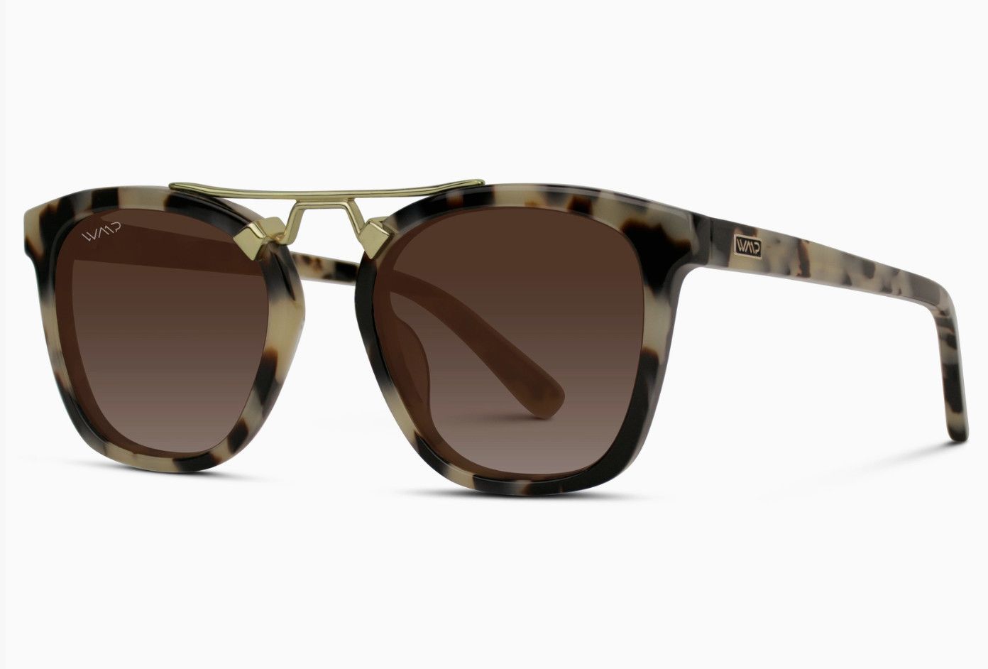Demi Polarized Beige/Tortoise