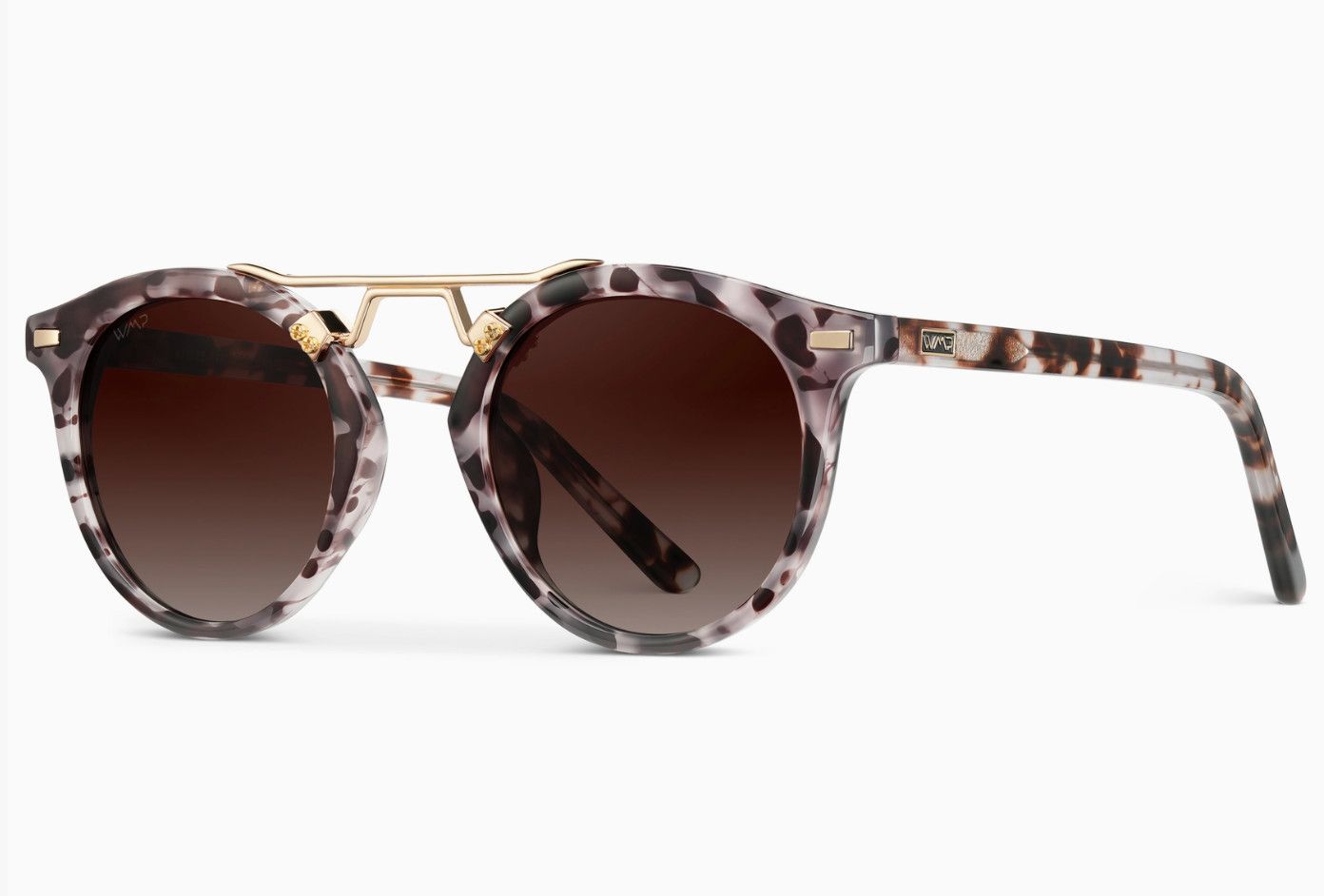 Skyler Polarized Beige Tortoise Brown Lens