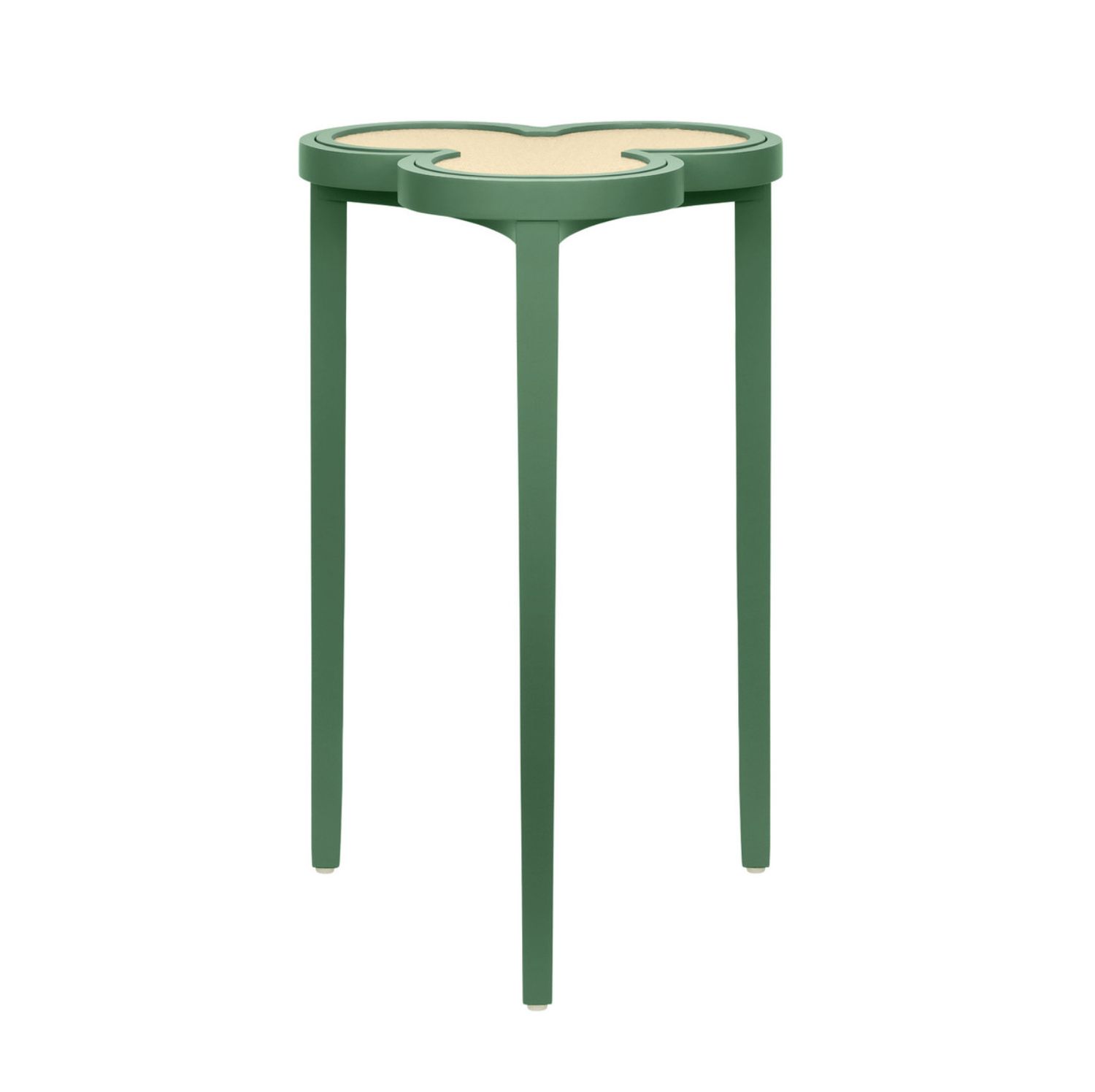 Clover Cigar Table - Green Lacquer