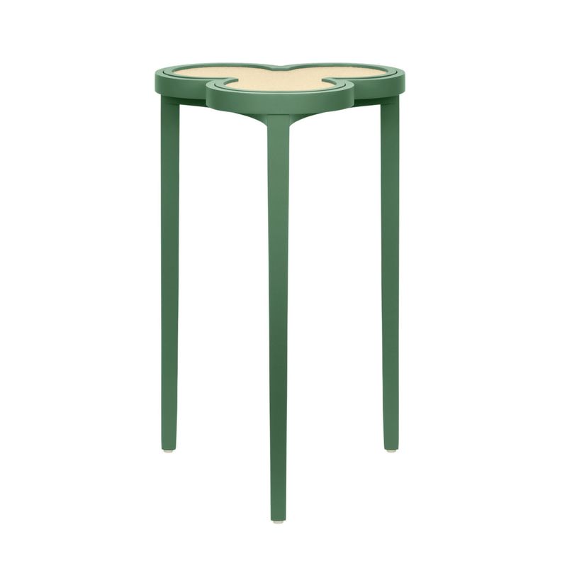 Clover Cigar Table - Green Lacquer