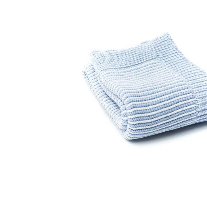 Blue/White Striped Blanket