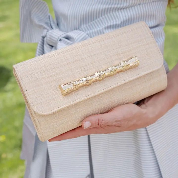 Avery Clutch Straw Clutch