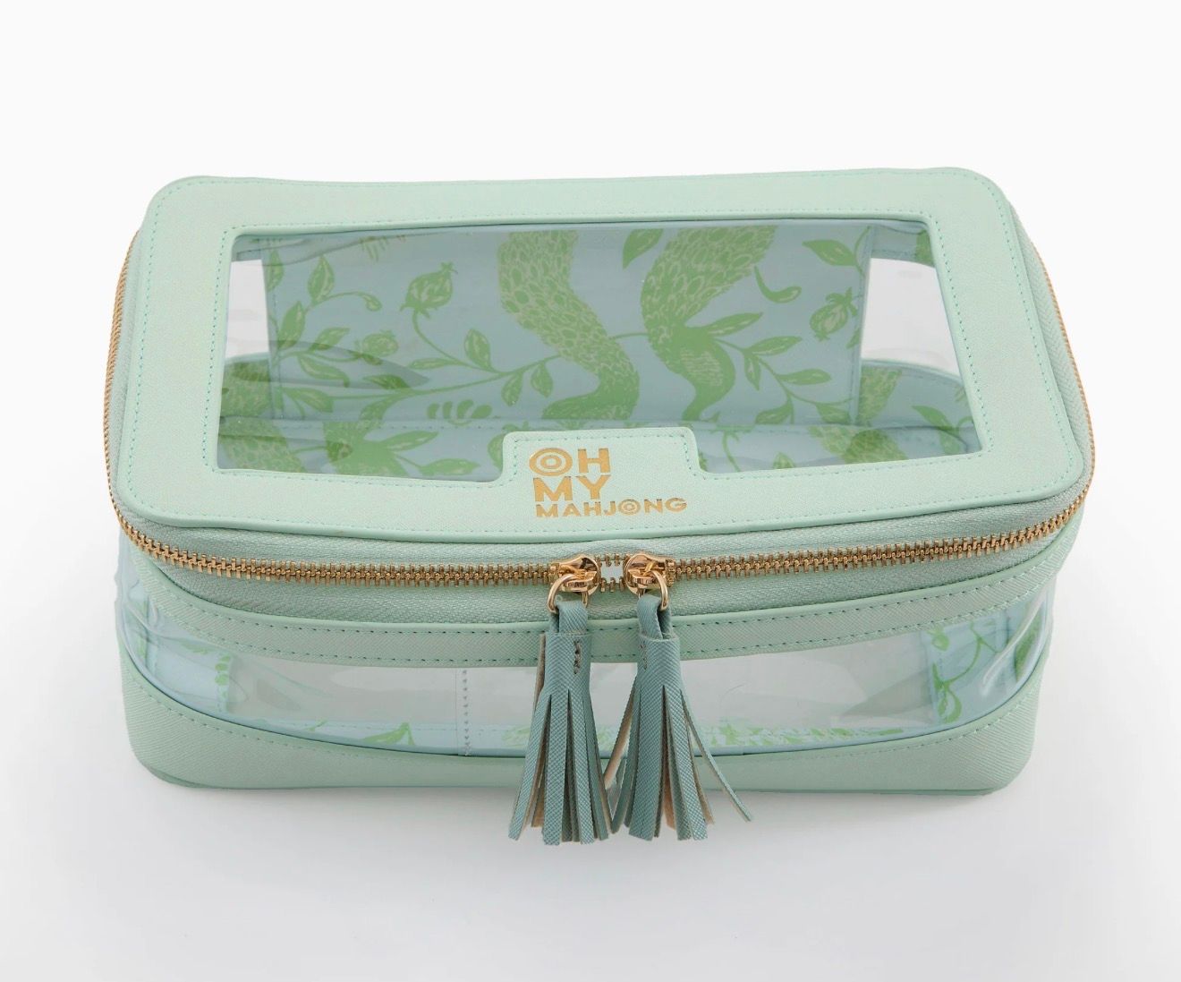 Mint Tile Storage Mahjong Bag