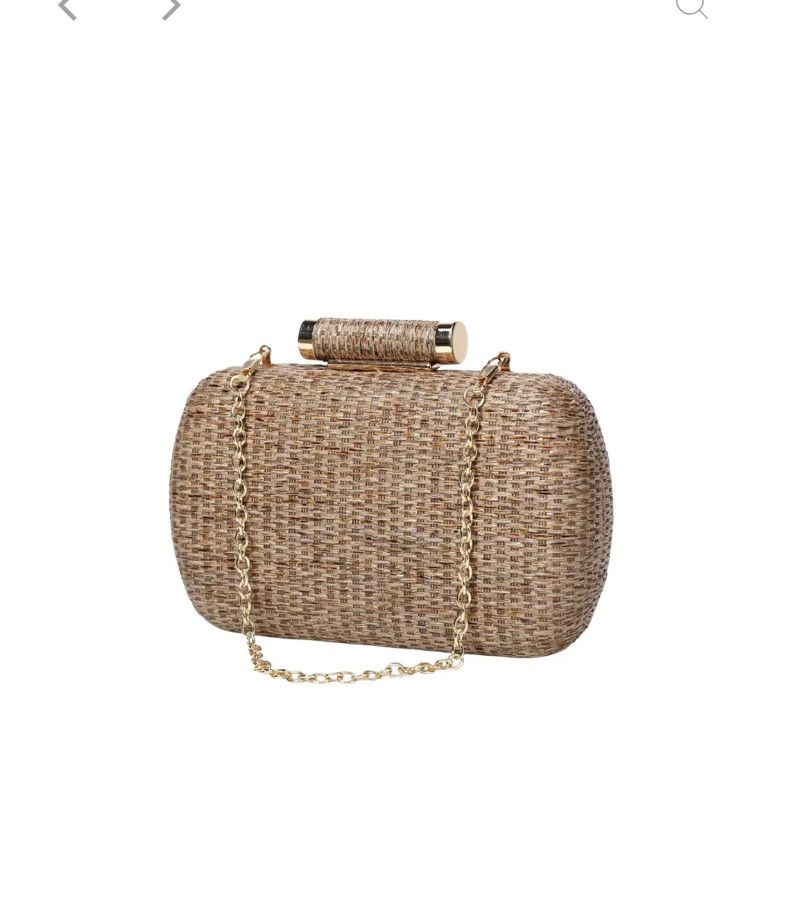 Bermuda Clutch- Light Brown