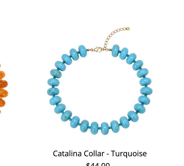 Catalina Collar- Turqouise