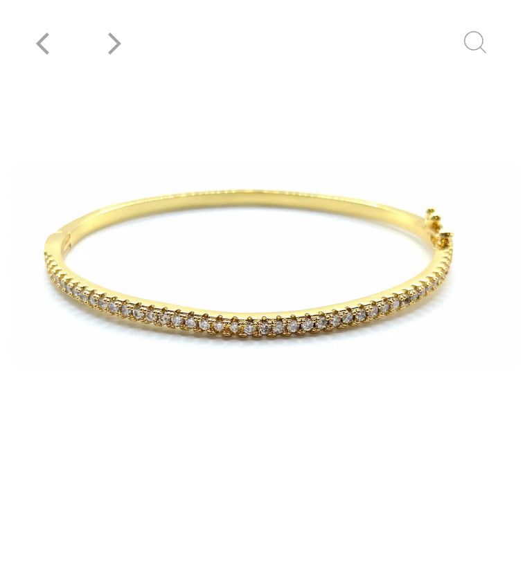 Cici CZ Bangle- gold