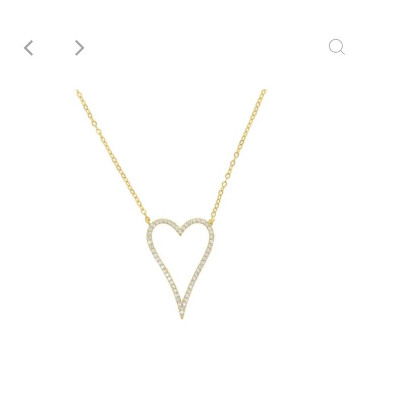 Open Heart Necklace