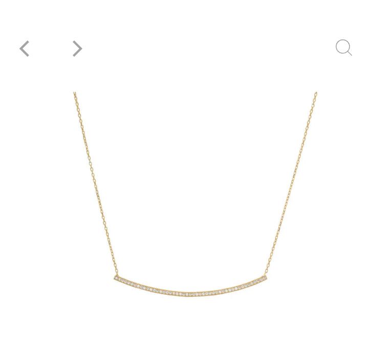 Pave Bar Necklace