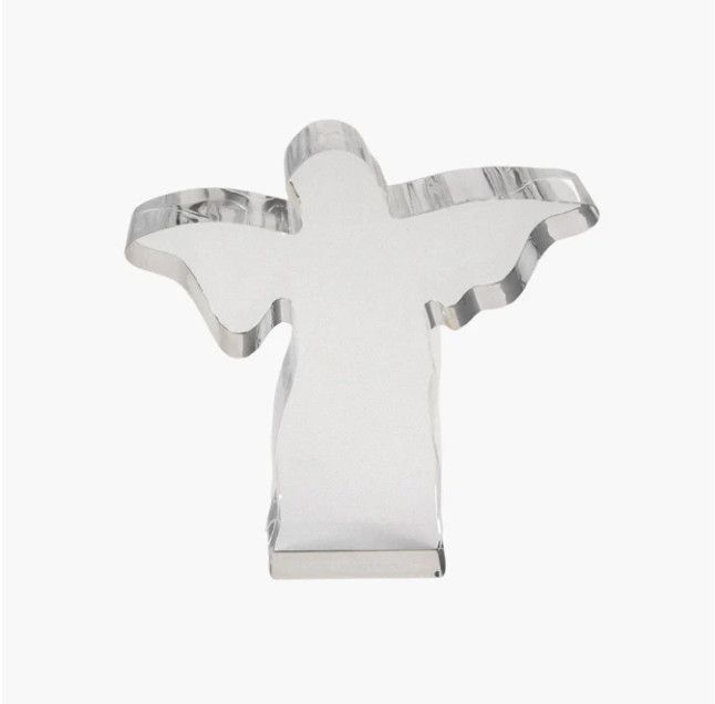 AN Small Angel Clear Acrylic Weight