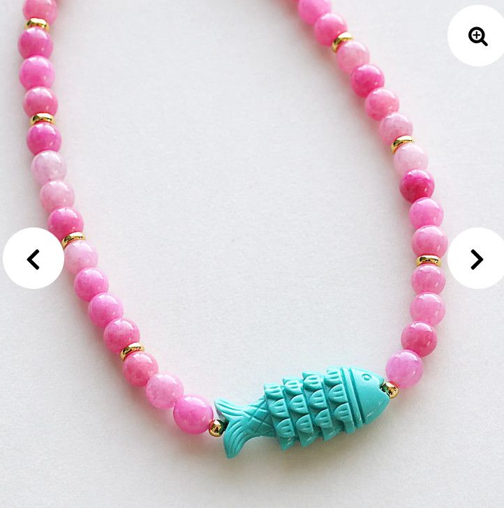 Essie Beaded Fish Necklace