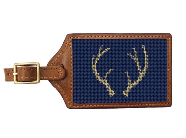 Steadfast Needlepoint Luggage Tag