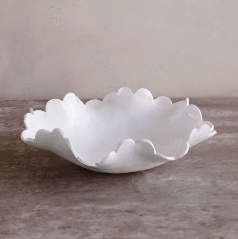 VIDA Colette Medium Bowl (White)