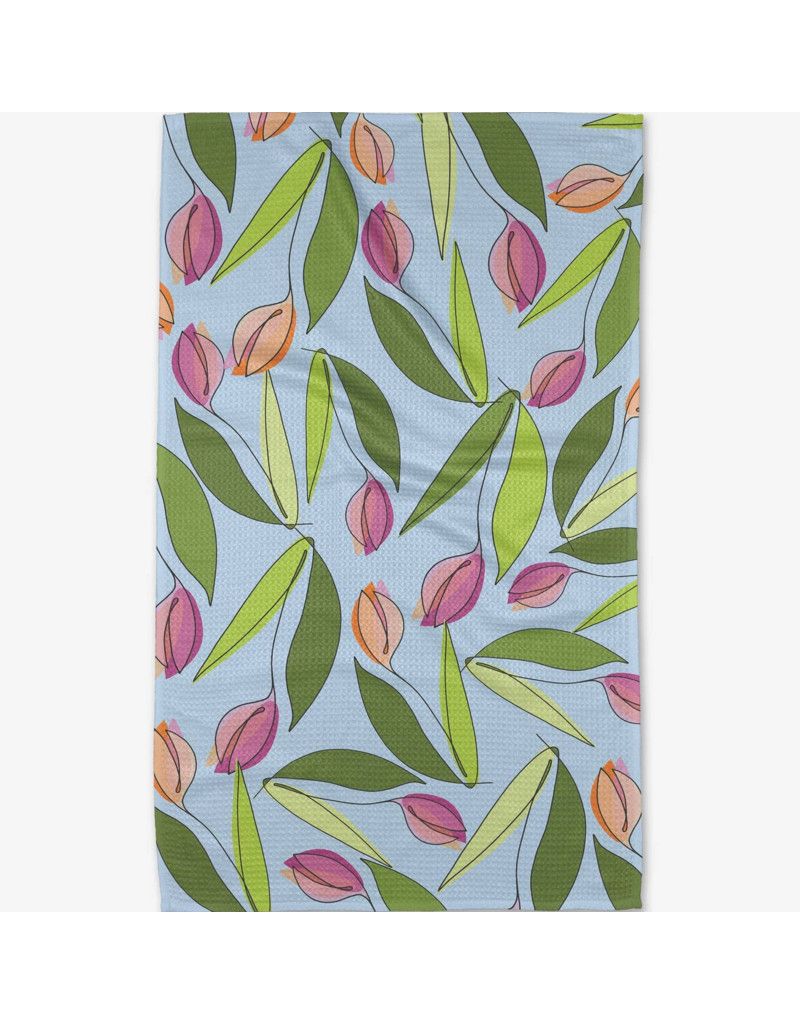 May Flowers Tea Towel