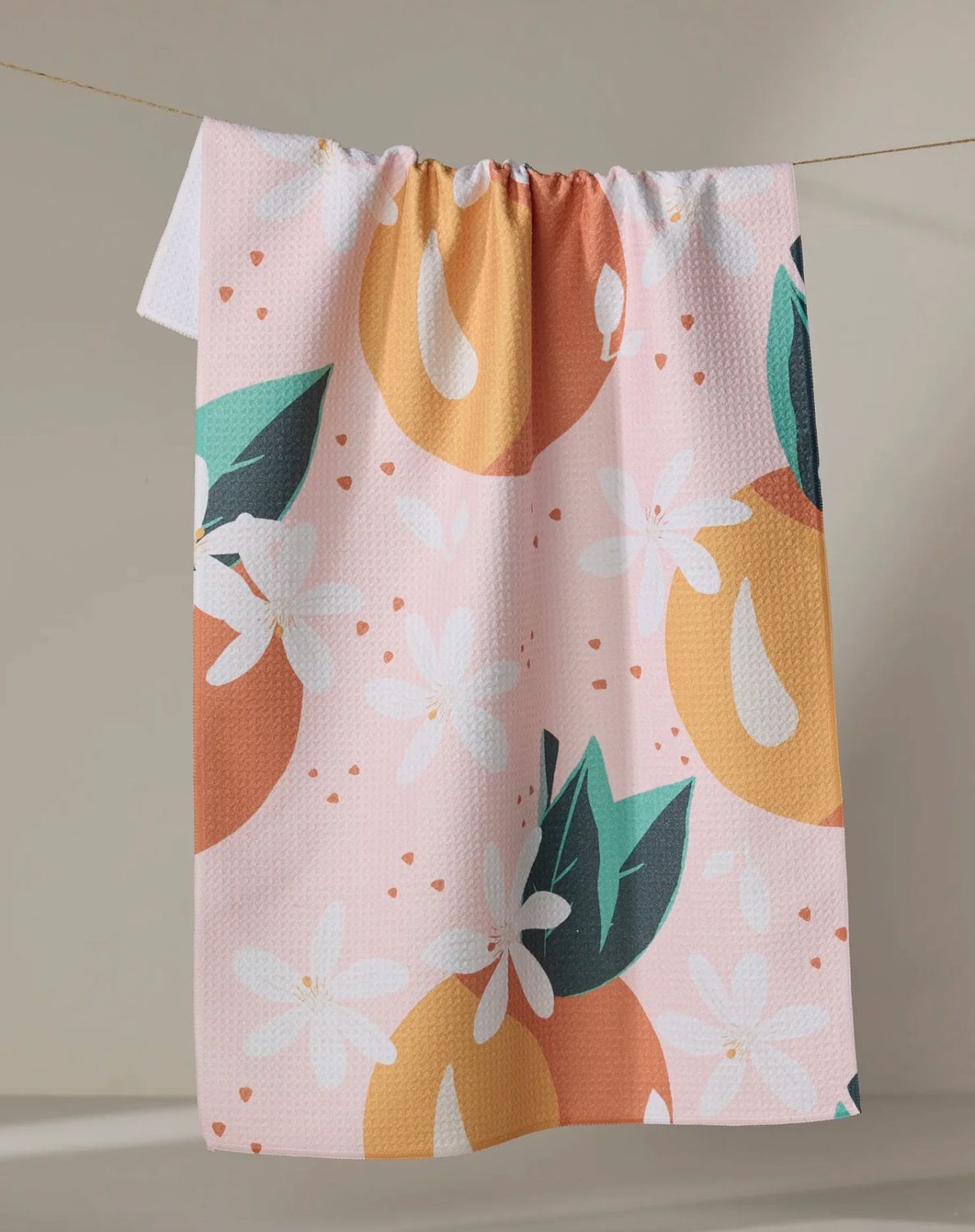 Just Peachy Tea Towel