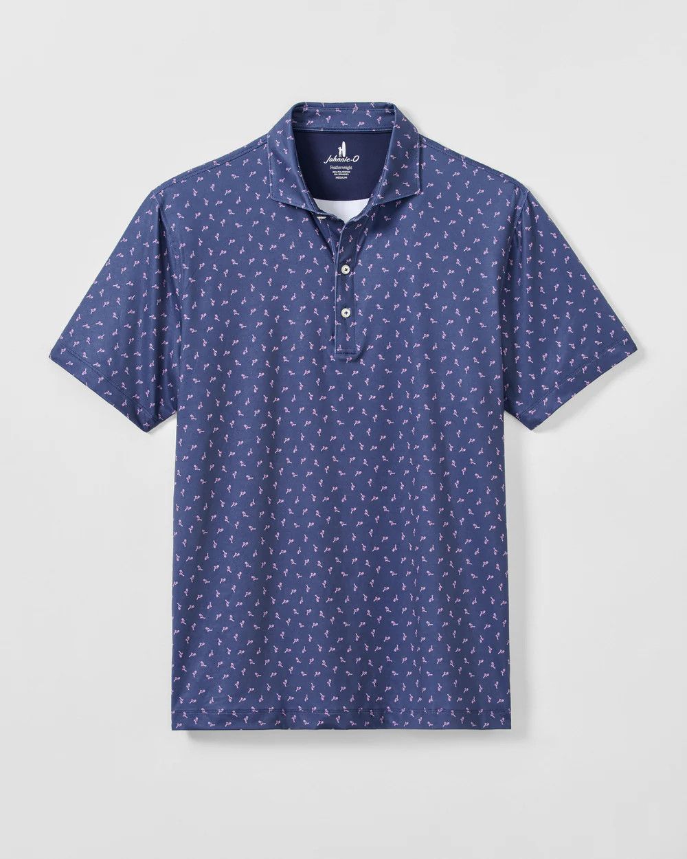 Neon 'Mingo Navy Performance Polo
