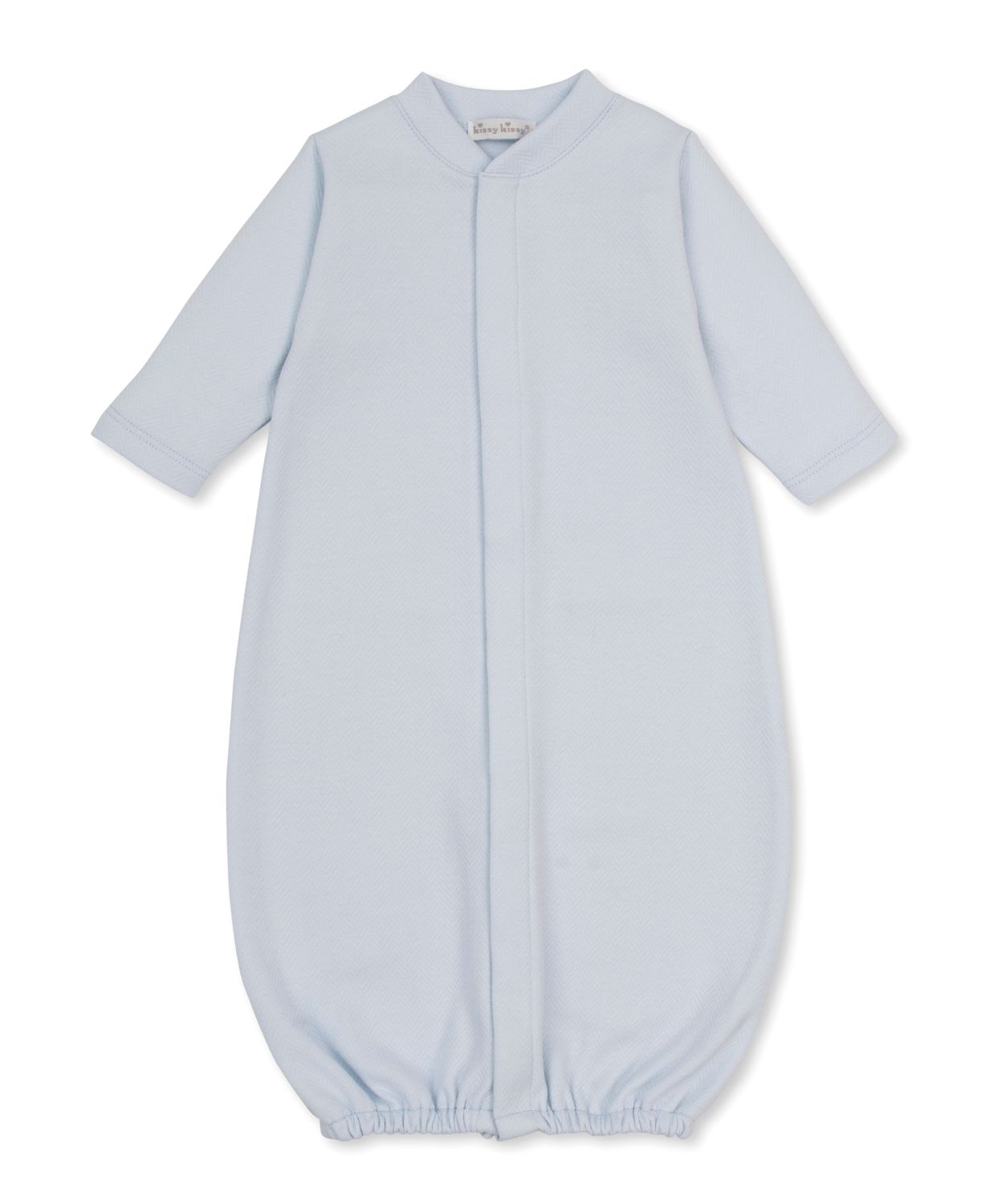 Baby Blessings Jacquard Conv Gown - Light Blue