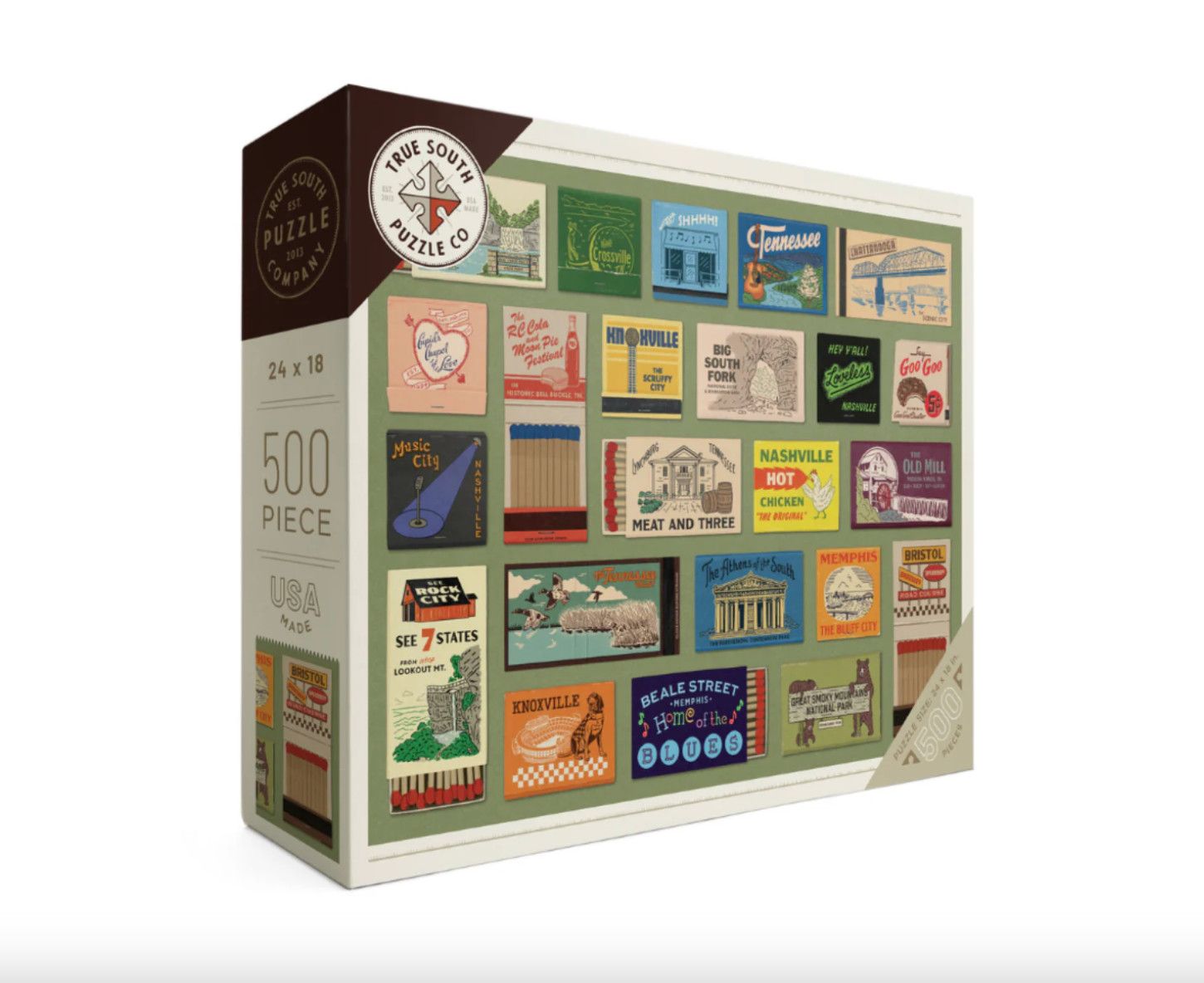 Tennessee Matchbooks Puzzle