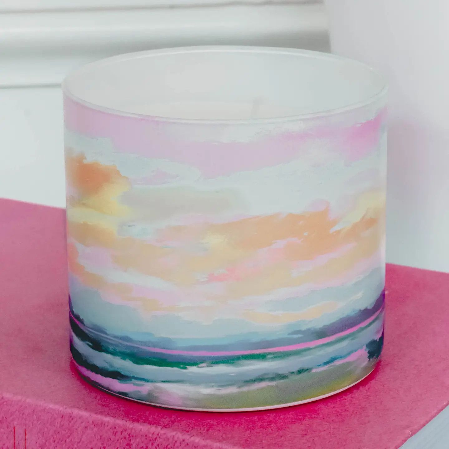 Sunset Candle