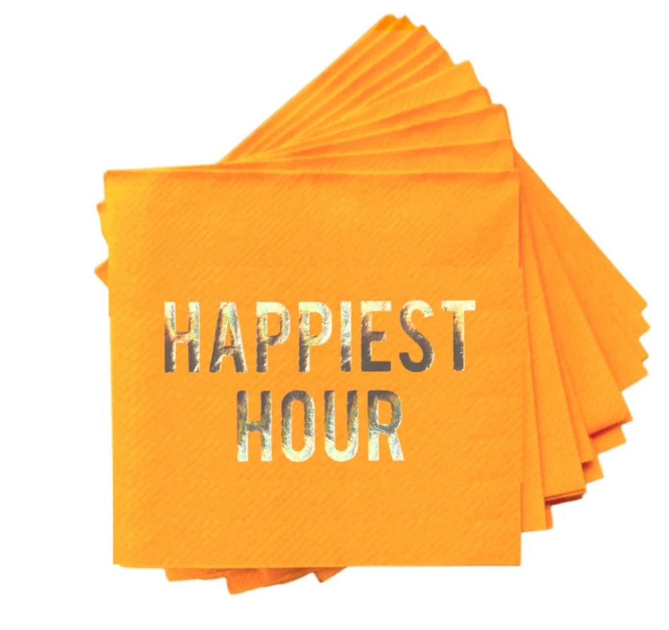 "Happiest Hour" Summer Capsule Napkin Pack