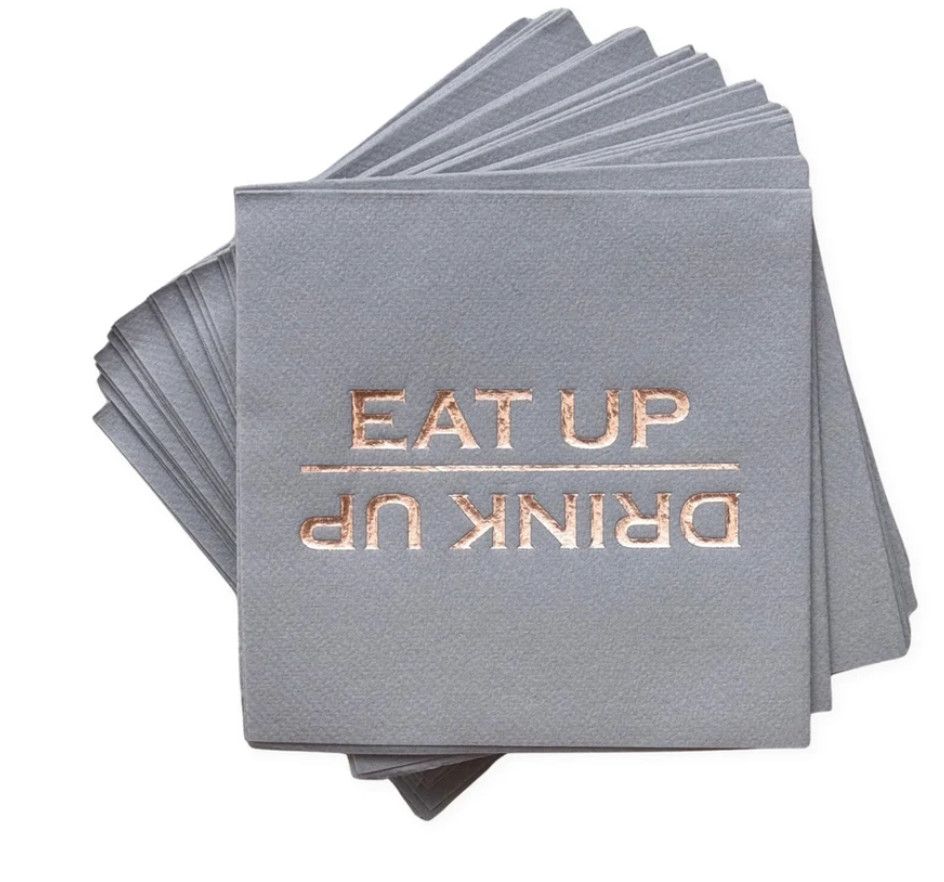 "Eat Up Drink Up" Core Collection Napkins