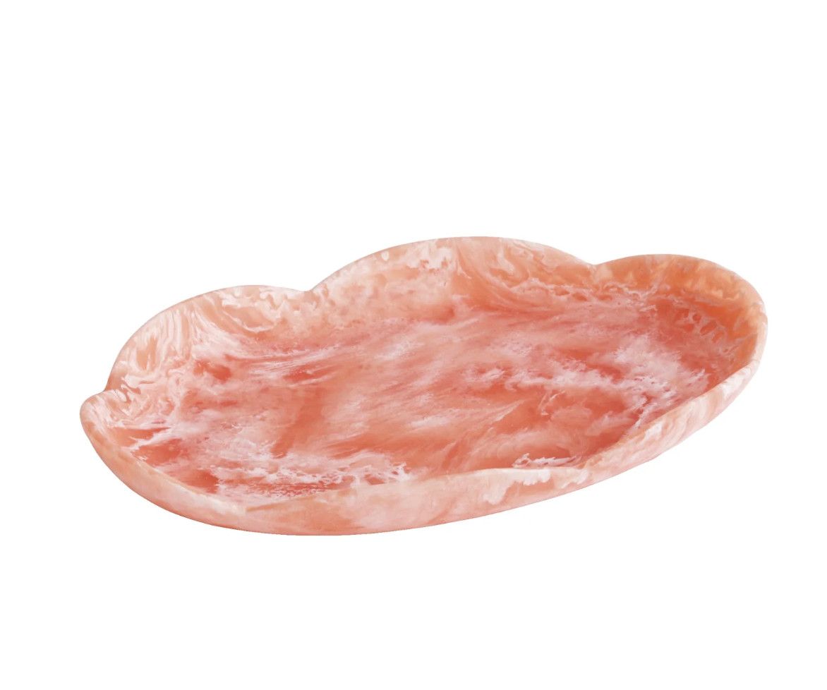 RESIN Amelia Large Oval Platter - Peach